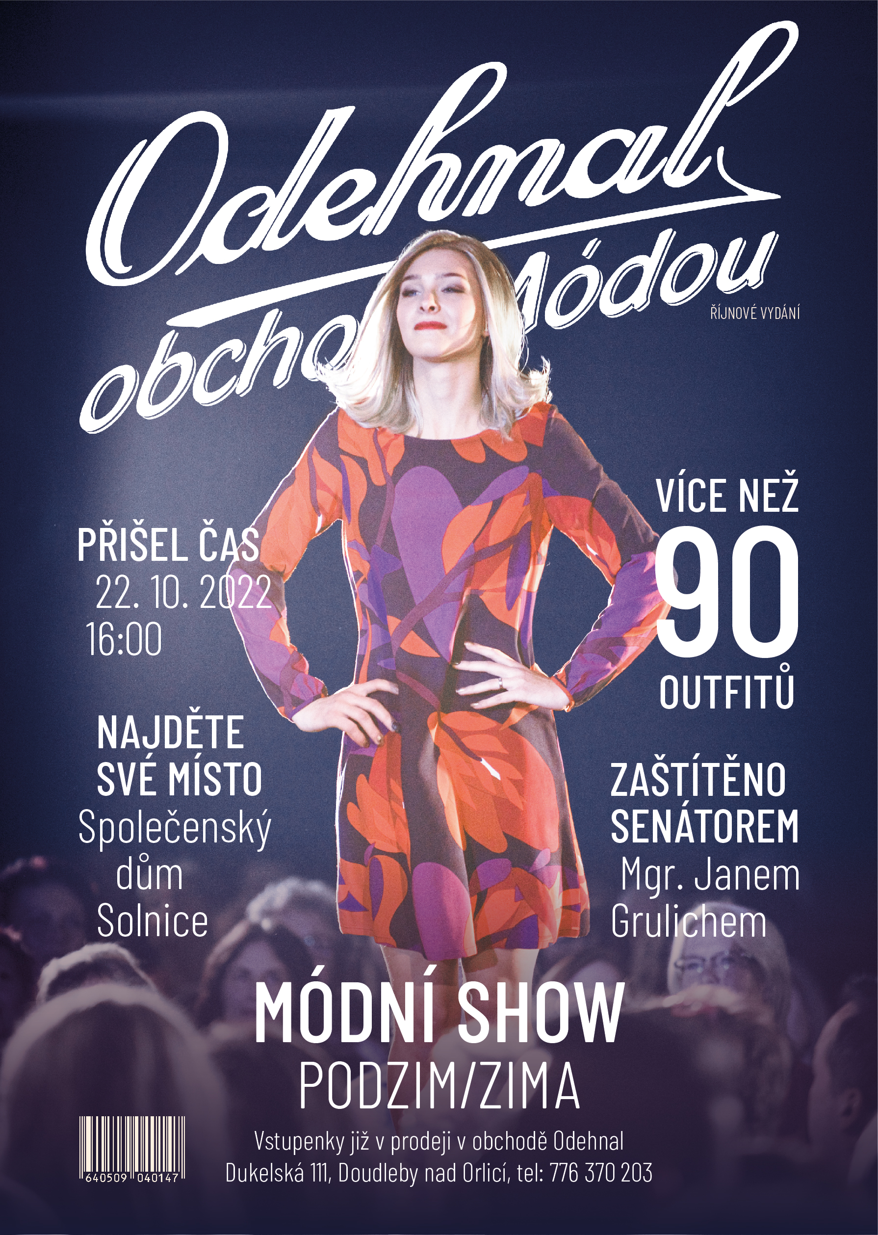 Módní show 22. 10. 2022 – prodej vstupenek zahájen