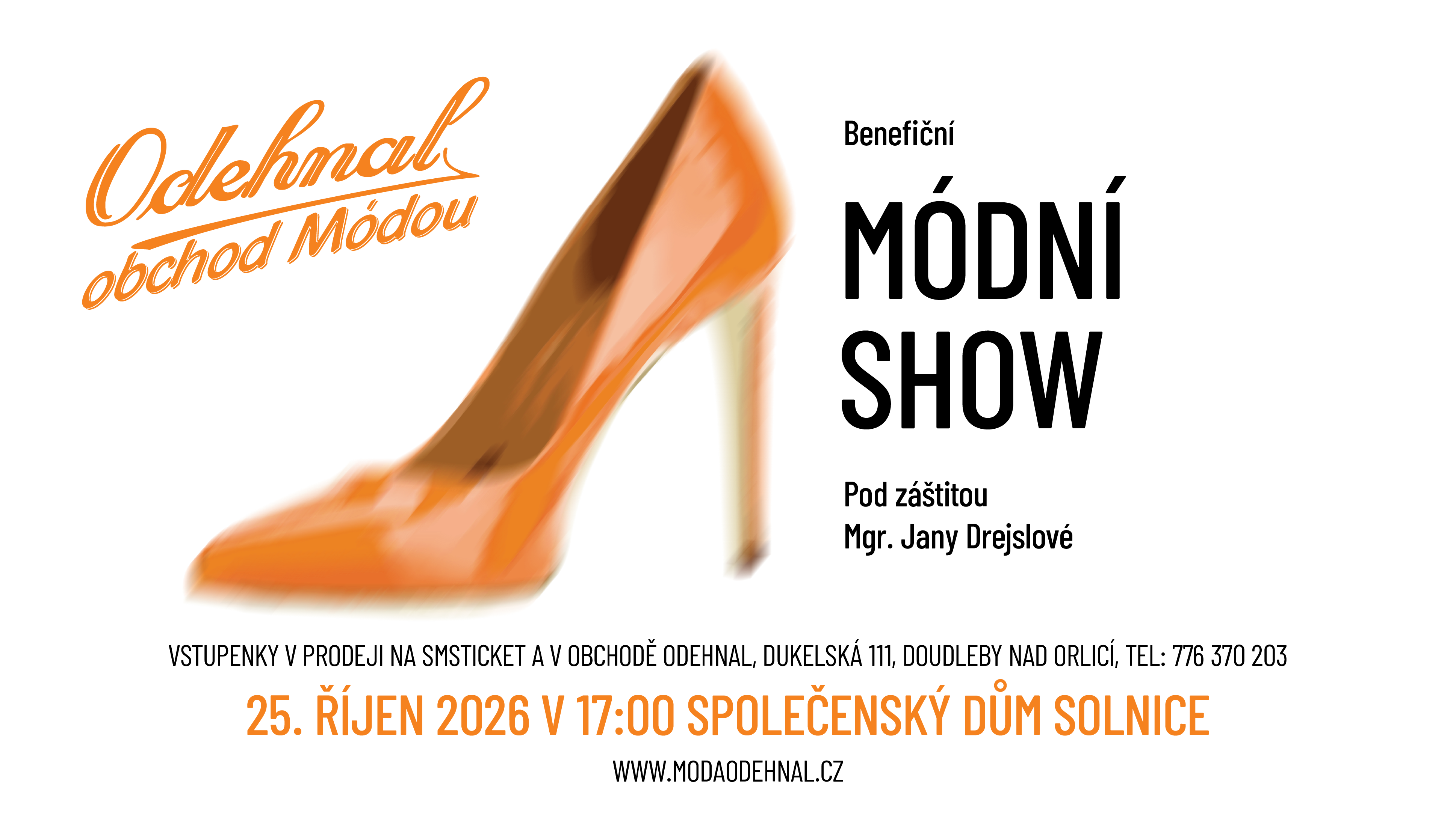 15. benefiční módní přehlídka je tady!